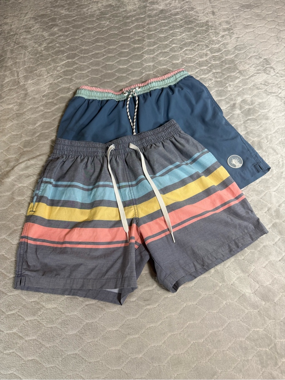 Chubbies Lot of 2 Swim Trunks Men’s Small 5.5” Inseam Lined Beach Shorts